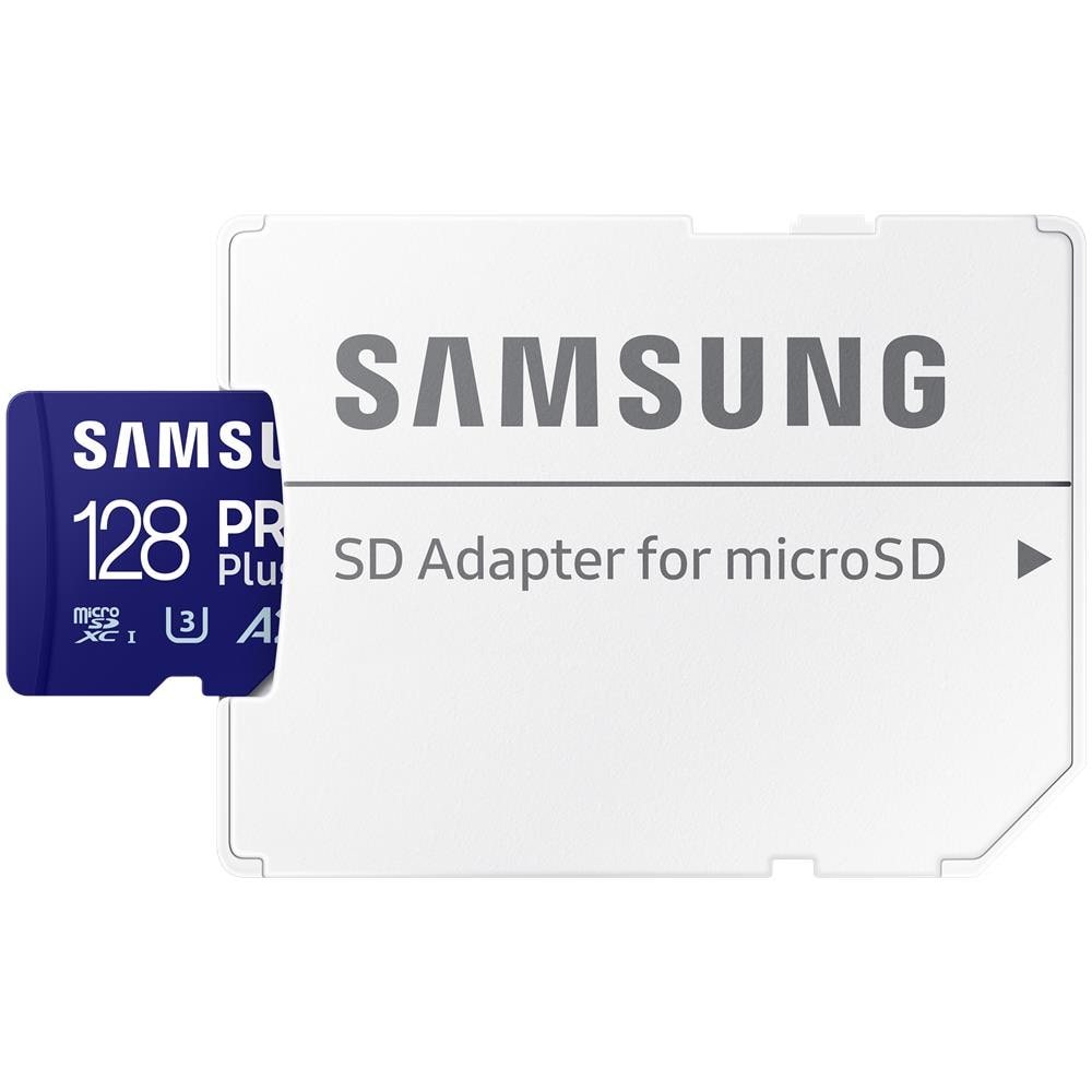 SAMSUNG MicroSD da 128 GB Velocità UHS-I di Classe 10 fino a 180 MB / s in lettura + Adattore SD