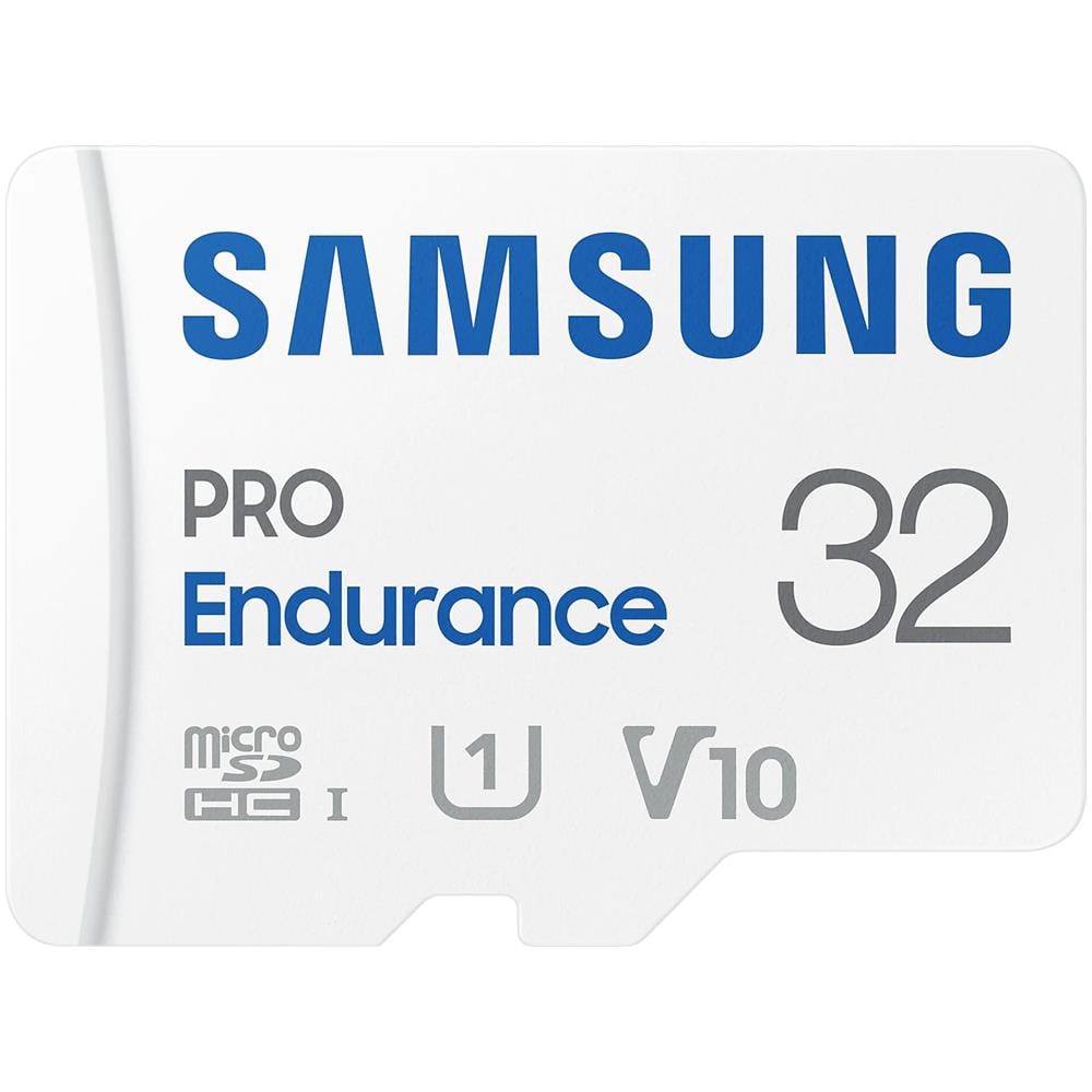 SAMSUNG MicroSD PRO Endurance 32 GB Velocità UHS-I di Classe V10 fino a 100 MB / s in lettura Adattatore SD