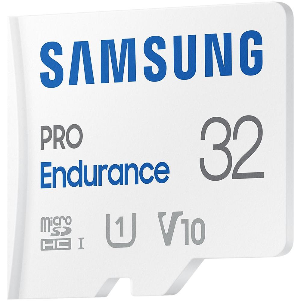 SAMSUNG MicroSD PRO Endurance 32 GB Velocità UHS-I di Classe V10 fino a 100 MB / s in lettura Adattatore SD