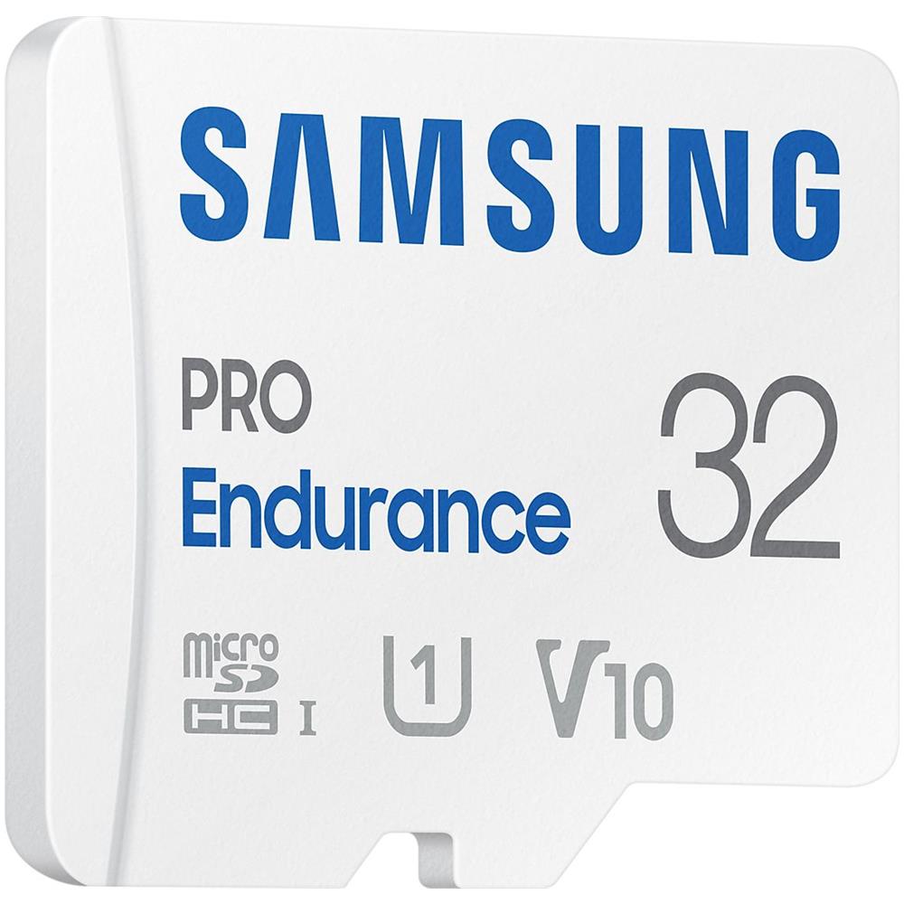SAMSUNG MicroSD PRO Endurance 32 GB Velocità UHS-I di Classe V10 fino a 100 MB / s in lettura Adattatore SD