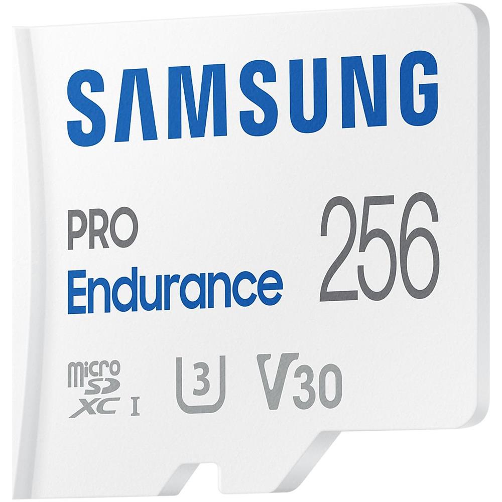SAMSUNG MicroSD PRO Endurance da 256 GB Velocità UHS-I di Classe V10 fino a 100 MB / s in lettura Adattatore SD