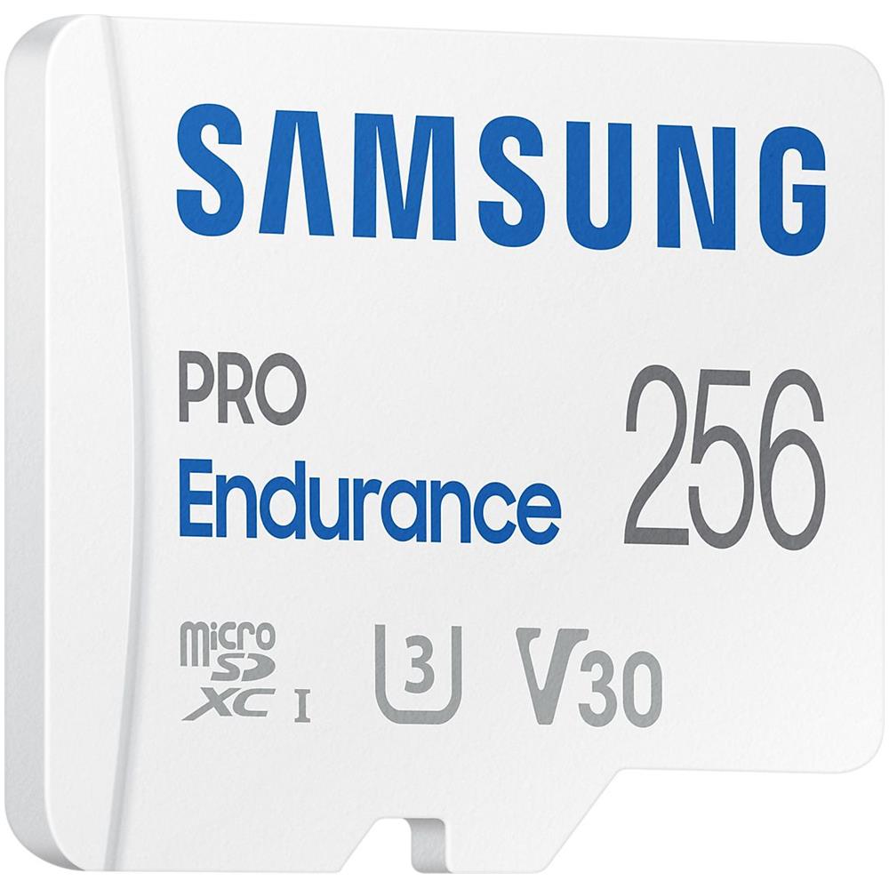 SAMSUNG MicroSD PRO Endurance da 256 GB Velocità UHS-I di Classe V10 fino a 100 MB / s in lettura Adattatore SD
