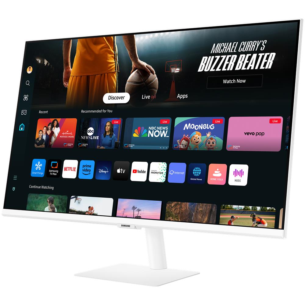 SAMSUNG M70D Monitor PC 81,3 cm (32") 3840 x 2160 Pixel 4K Ultra HD LED Bianco