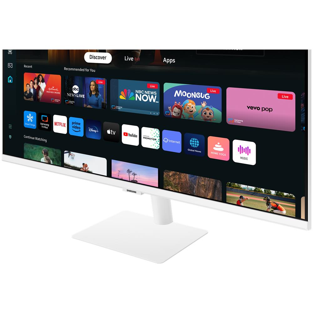 SAMSUNG M70D Monitor PC 81,3 cm (32") 3840 x 2160 Pixel 4K Ultra HD LED Bianco