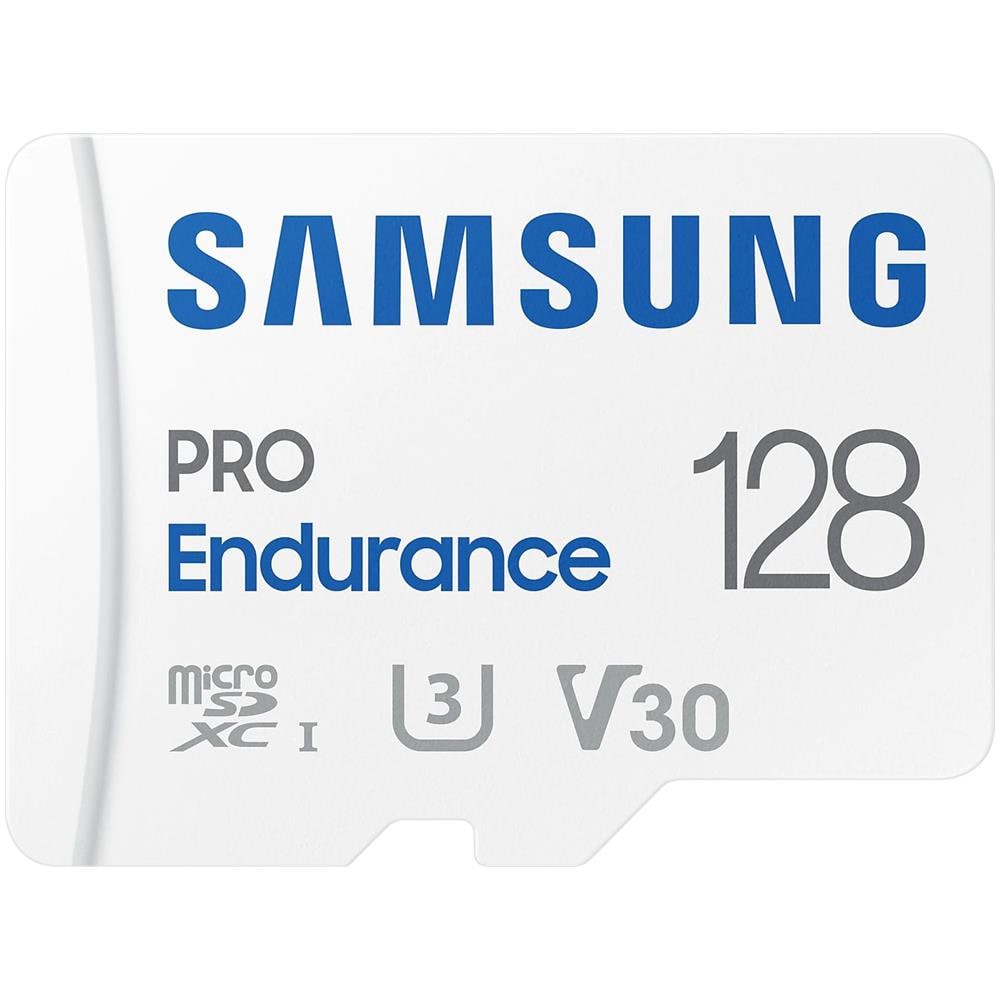 SAMSUNG MicroSD PRO Endurance 128 GB Velocità UHS-I di Classe V10 fino a 100 MB / s in lettura Adattatore SD
