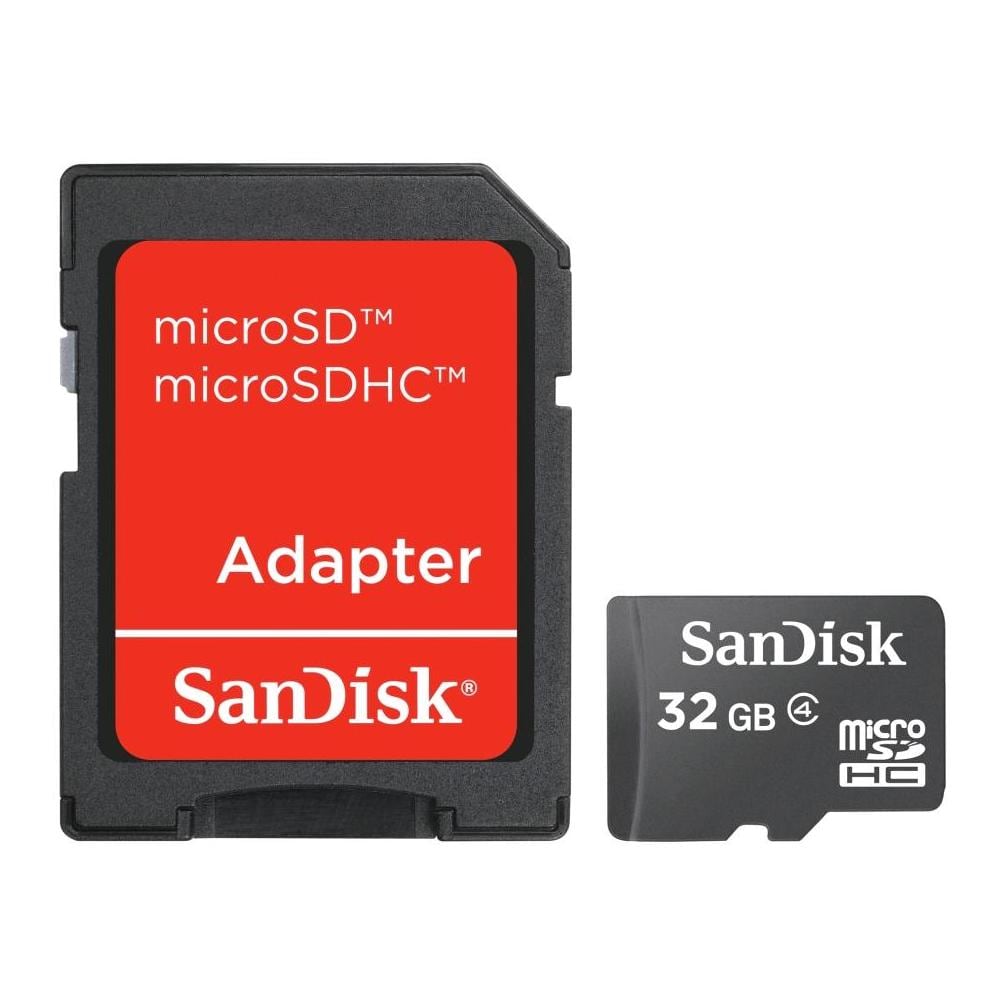 SANDISK Micro SD 32GB HC + adattatore per SD