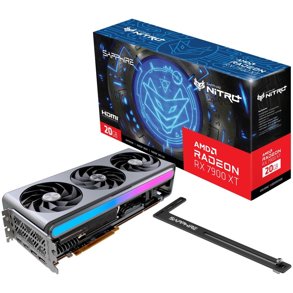 SAPPHIRE Radeon RX 7900 XT 20 GB GDDR6 Pci-E 2x DisplayPort / 2x HDMI Nitro+ Vapor-X