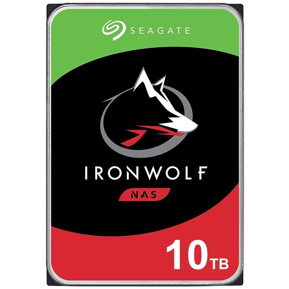 SEAGATE Hard Disk per NAS IronWolf 10 TB 3.5" Interfaccia Sata III 6 Gb / s Buffer 256 MB 7200 Rpm