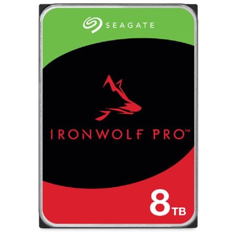 SEAGATE Hard Disk per IronWolf Pro NAS 8 TB 3.5" Interfaccia ATA III 6 Gb /s Buffer 256 MB 7200 Rpm