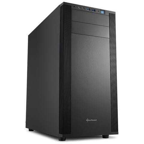 SHARKOON Case M25-V Middle Tower ATX / micro-ATX / mini-ITX Colore Nero