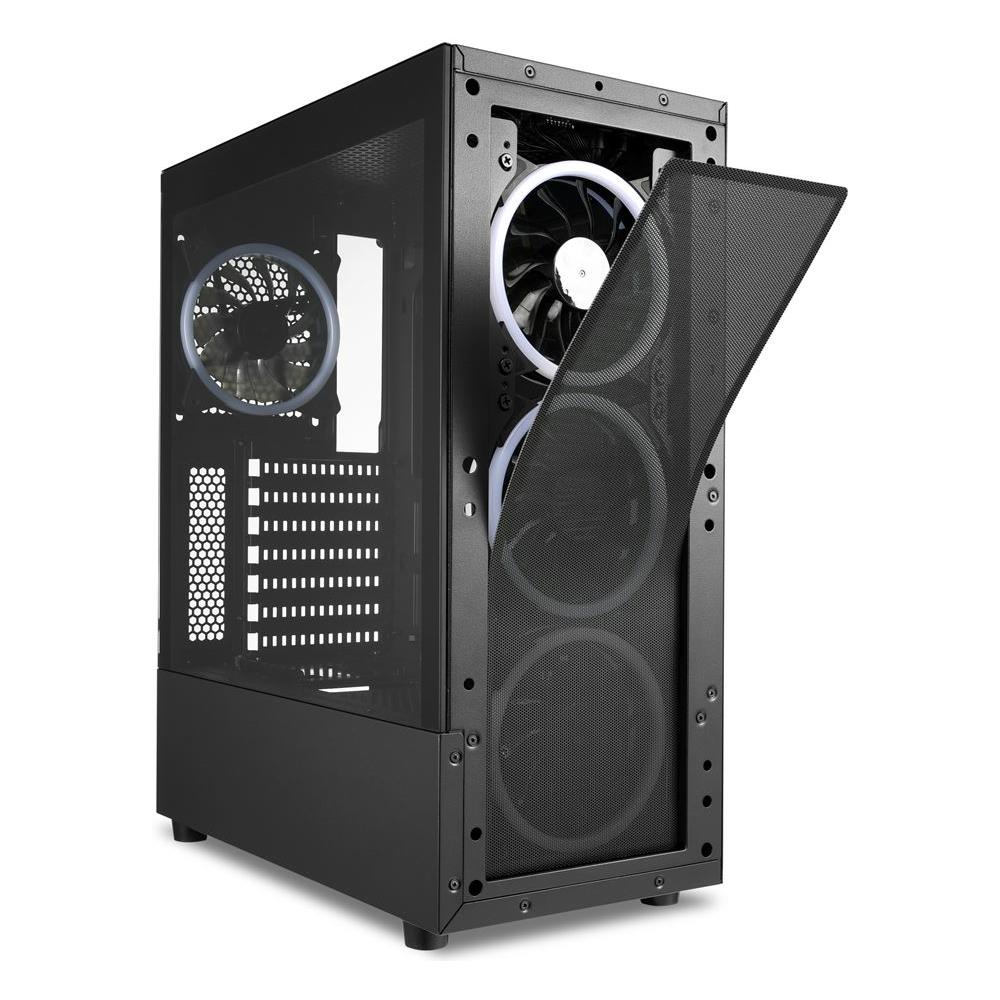 SHARKOON Case TK5M RGB Mini-ITX / Micro-ATX / ATX 2x USB 3.0 / 1x USB 3.2 Colore Nero (Finestrato)
