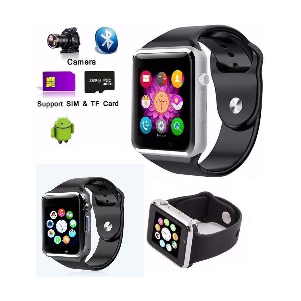 SHOPPING IN RETE Smartwatch A1 Display 1.54" Bluetooth con SIM micro SD Nero -Europa