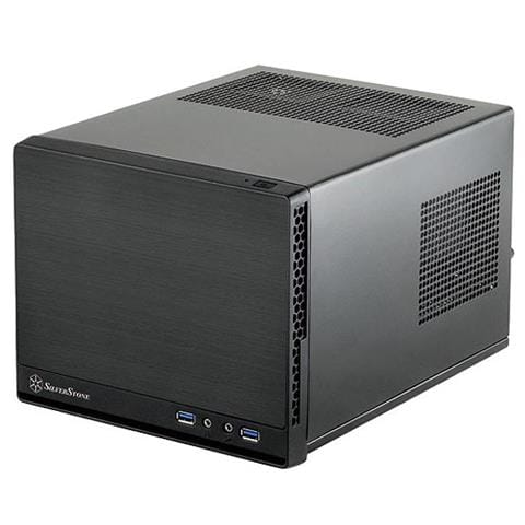 SILVERSTONE Case SST-SG13B-Q Mini-Tower Mini-ITX 2 Porte USB 3.0 Colore Nero