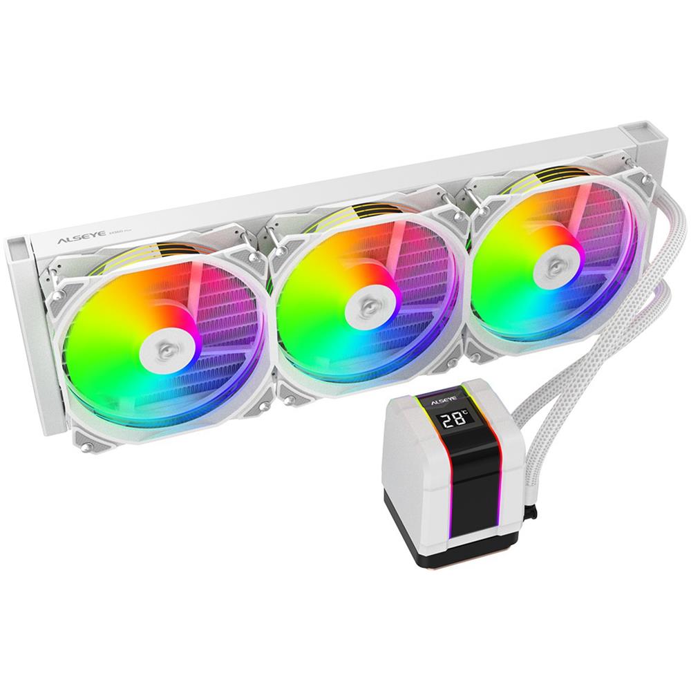 SIMPLETEK Dissipatore Processore Cpu Gaming Cooler Rgb Colorato 360cm 1700 1200 115x
