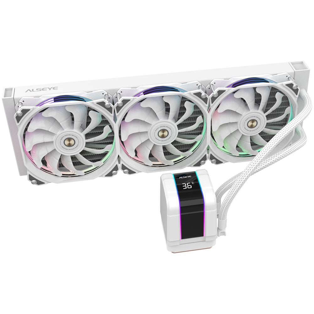 SIMPLETEK Dissipatore Processore Cpu Gaming Cooler Rgb Colorato 360cm 1700 1200 115x