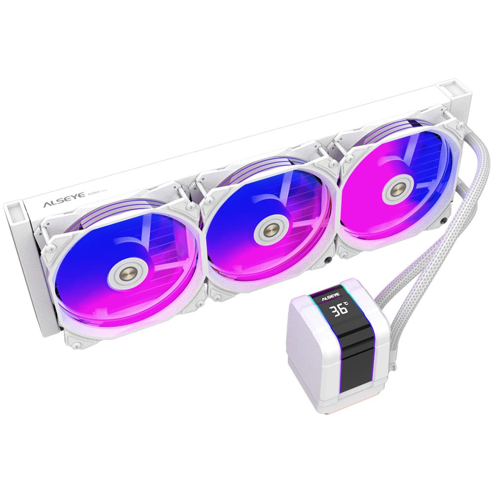 SIMPLETEK Dissipatore Processore Cpu Gaming Cooler Rgb Colorato 360cm 1700 1200 115x