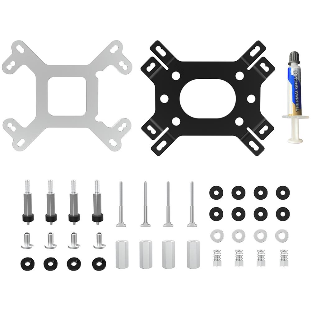 SIMPLETEK Dissipatore Processore Cpu Gaming Cooler Rgb Colorato 360cm 1700 1200 115x