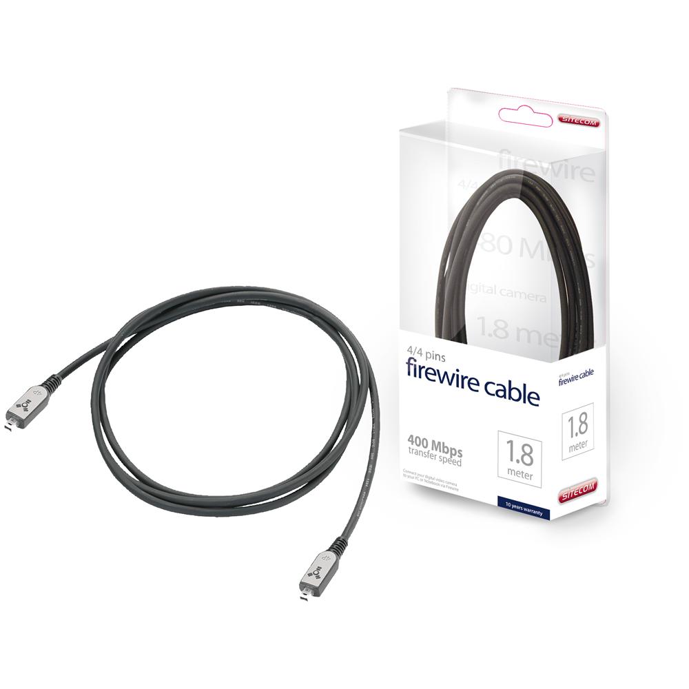 SITECOM FW-103 Cavo Firewire 4 Pin Lunghezza 1.8 M