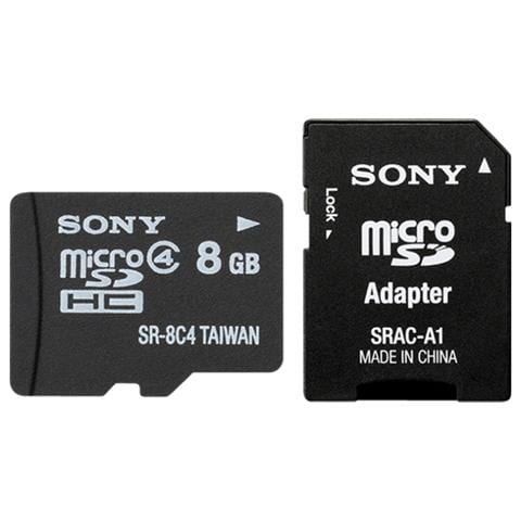 SONY Micro SD 8 GB con Adattatore