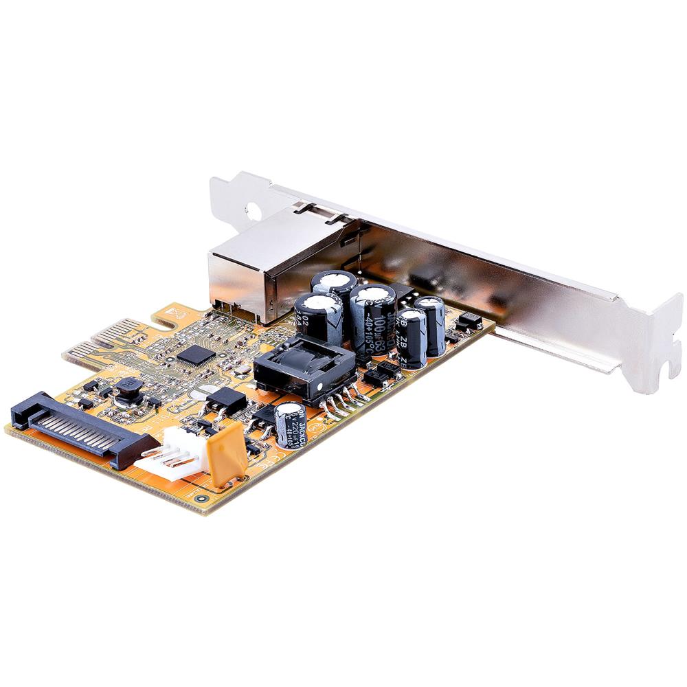 STARTECH.COM Scheda di rete PCI Express x1 a 1 Porta Scheda Ethernet PCIe con RJ45 Interfaccia di Rete da 2.5 Gb NIC PoE 802.3at da 30 W per Desktop e Server