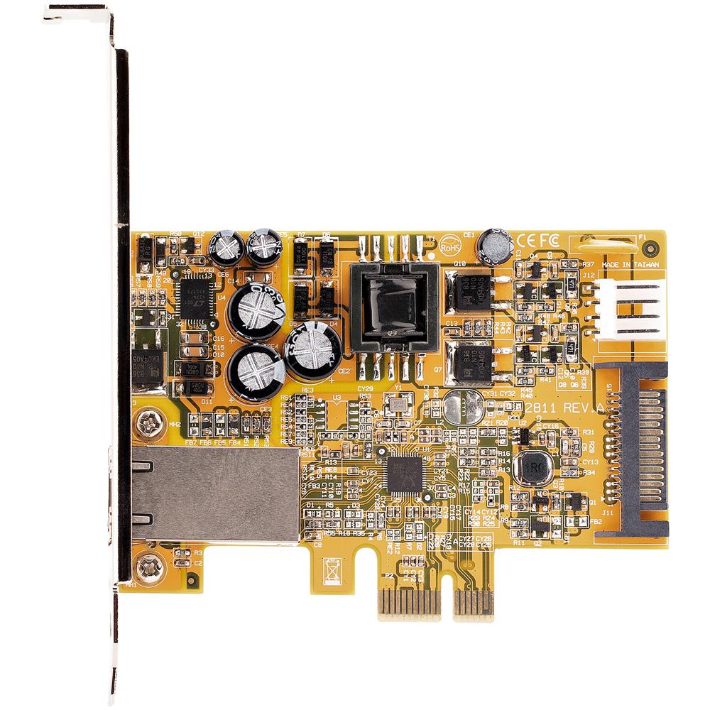 STARTECH.COM Scheda di rete PCI Express x1 a 1 Porta Scheda Ethernet PCIe con RJ45 Interfaccia di Rete da 2.5 Gb NIC PoE 802.3at da 30 W per Desktop e Server