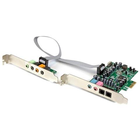 STARTECH.COM Scheda Audio interna PCI Express surround 7.1 canali - PCI Surround Sound Card a 24-bit, 192Khz