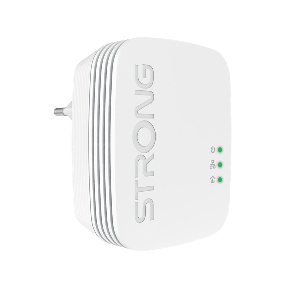 Strong Powerline 600 Triple Pack Mini 600 Mbit /s Collegamento ethernet LAN Bianco 3 pz