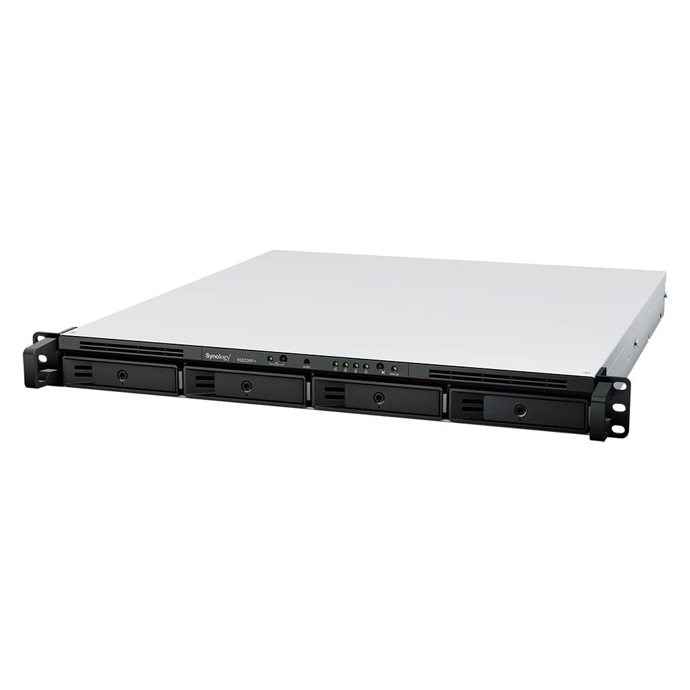 Synology RackStation RS822RP+ server NAS e di archiviazione Rack (1U) Ryzen Embedded V1500B 2 GB DDR4 0 TB DiskStation Manager Grigio