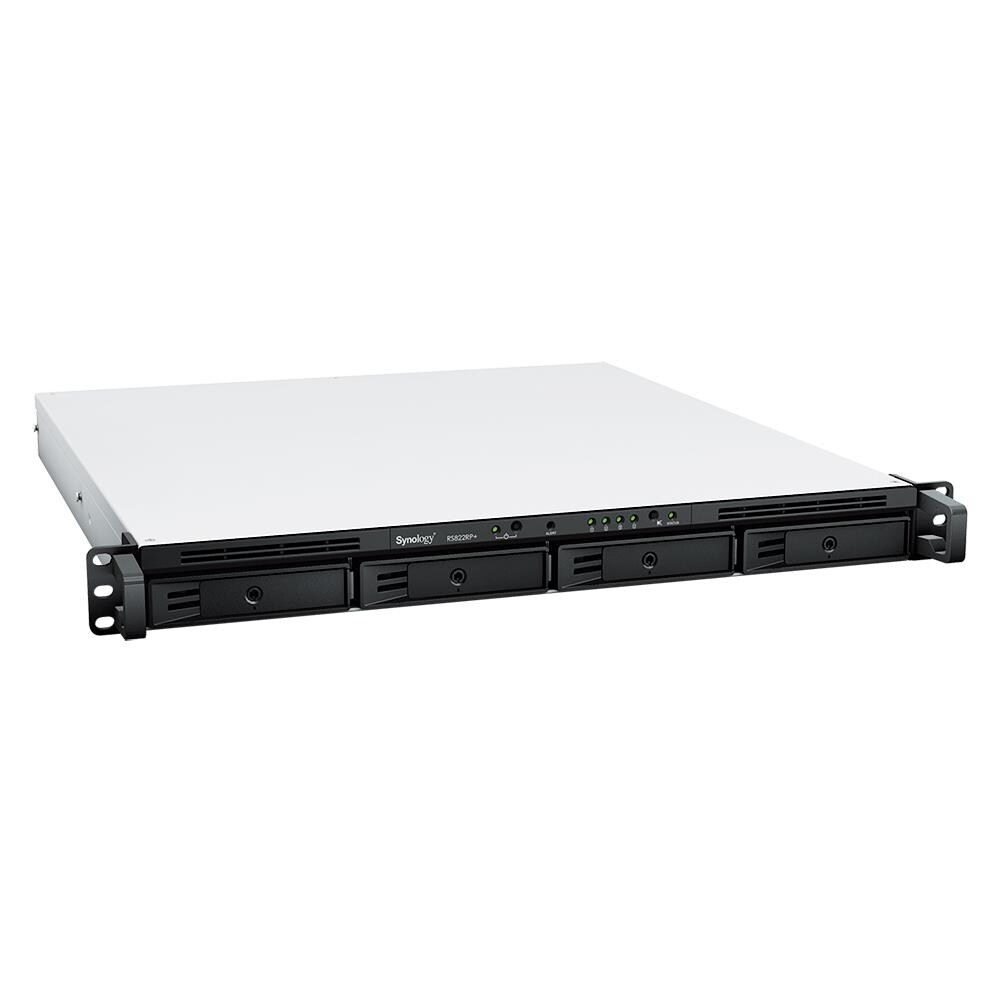 Synology RackStation RS822RP+ server NAS e di archiviazione Rack (1U) Ryzen Embedded V1500B 2 GB DDR4 0 TB DiskStation Manager Grigio