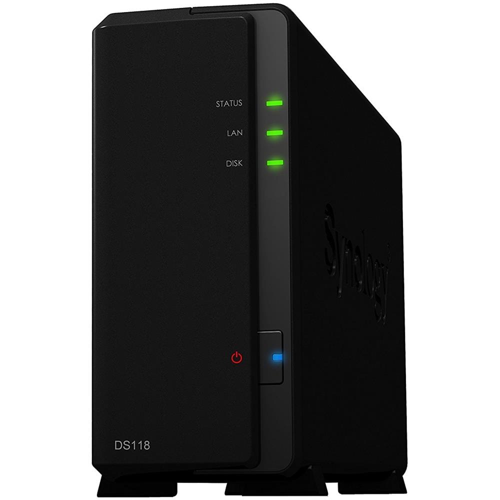 SYNOLOGY NAS DS118 NAS 2.5'' / 3.5'' Interfaccia SATA III 1 GB DDR4 / 2 x USB 3.0