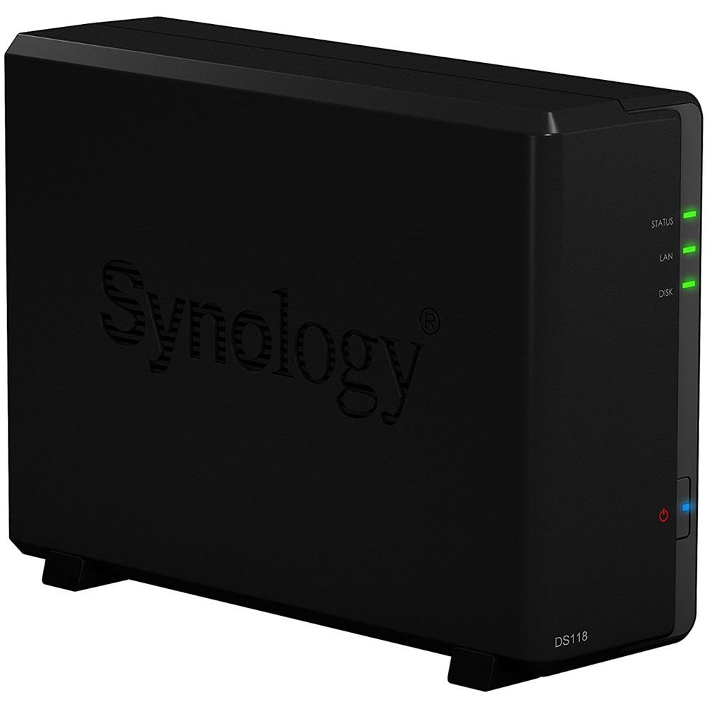 SYNOLOGY NAS DS118 NAS 2.5'' / 3.5'' Interfaccia SATA III 1 GB DDR4 / 2 x USB 3.0