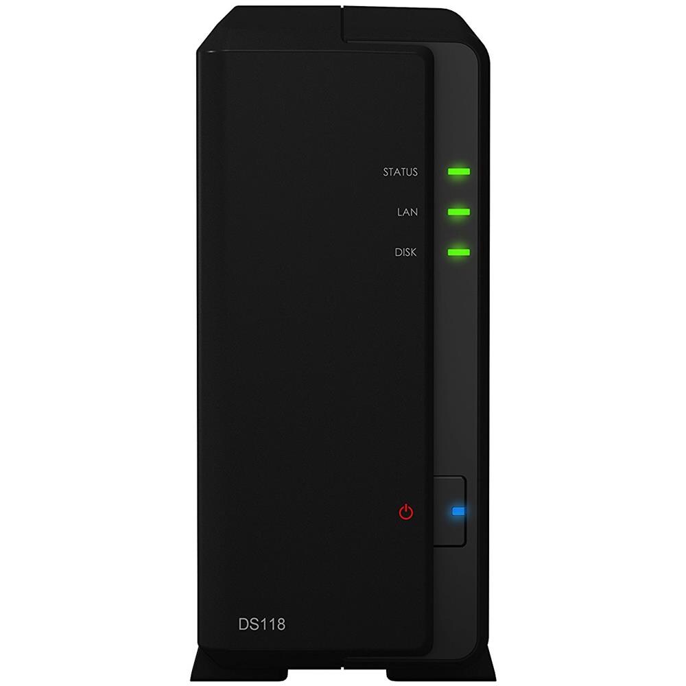 SYNOLOGY NAS DS118 NAS 2.5'' / 3.5'' Interfaccia SATA III 1 GB DDR4 / 2 x USB 3.0