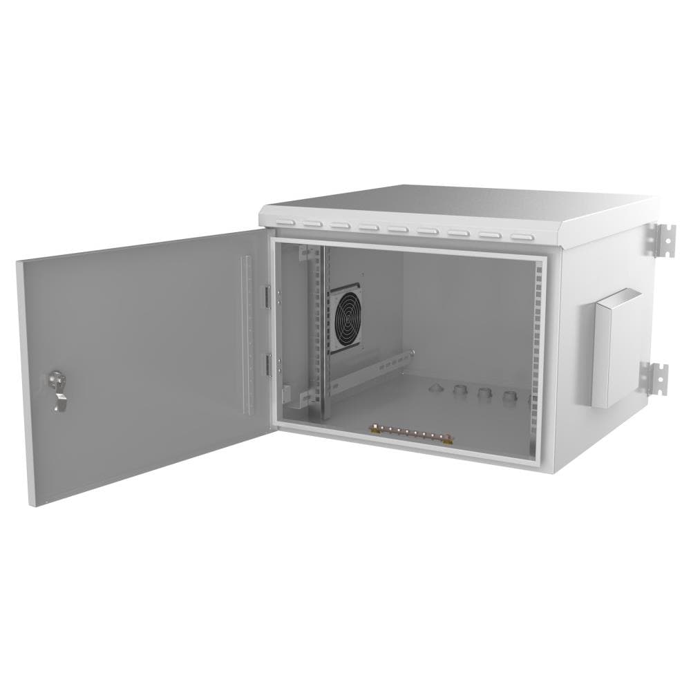 Techly Armadio Rack I-CASE IP55-960 9U da Parete Colore Grigio