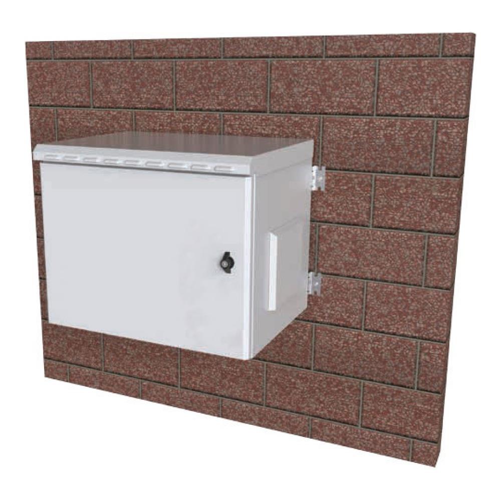 Techly Armadio Rack I-CASE IP55-960 9U da Parete Colore Grigio