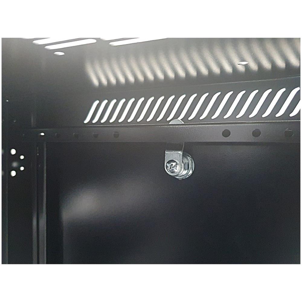 Techly Armadio Rack 19" a Muro 20 Unità P. 450 mm Flat Pack Nero