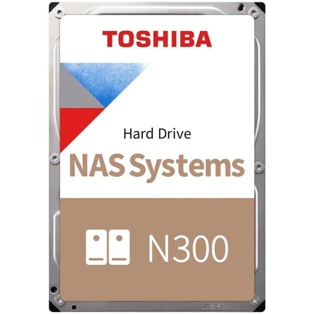 TOSHIBA Hard Disk Per NAS N300 10 TB 3.5" Interfaccia Sata III 6 Gb / s Buffer 256 MB 7200 Rpm
