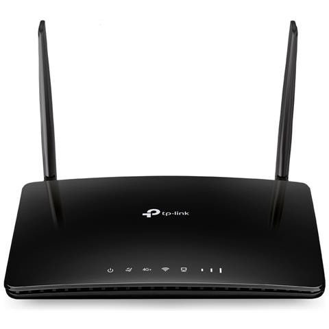 TP-LINK Archer C6 Gigabit Router Wi-Fi Dual Band AC1200 Wireless, 5 Porte Gigabit, 4 Antenne Esterne e 1 Antenna Interna, 2.4GHz / 5GHz, Modalità Access Point, MU-MIMO, Rete Ospite, Nero