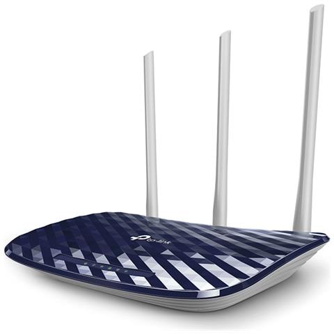 TP-LINK Archer C6 Gigabit Router Wi-Fi Dual Band AC1200 Wireless, 5 Porte Gigabit, 4 Antenne Esterne e 1 Antenna Interna, 2.4GHz / 5GHz, Modalità Access Point, MU-MIMO, Rete Ospite, Nero