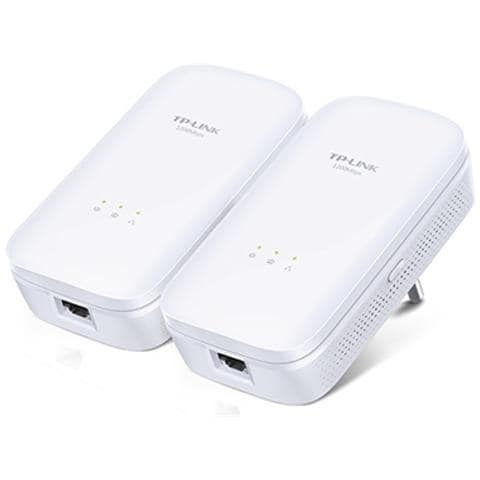 TP-LINK Powerline AV1200 TL-PA8010 KIT Gigabit Starter Kit MIMO 1200 Mbps 1 Porta Gigabit