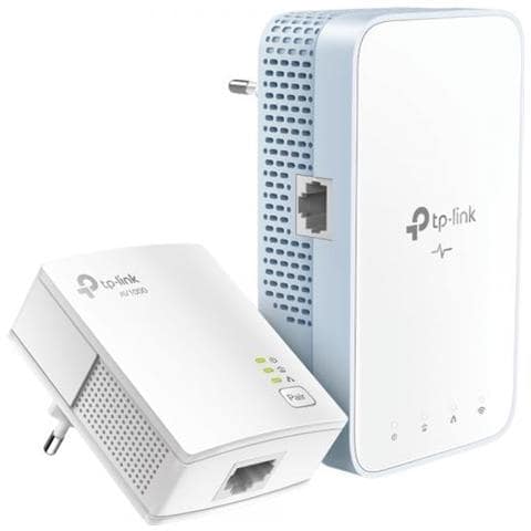 TP-LINK Tl-wpa1000 Kit Adattatore Di Rete Powerline 1000 Mbit / s Collegamento Ethernet Lan Wi-fi Bianco