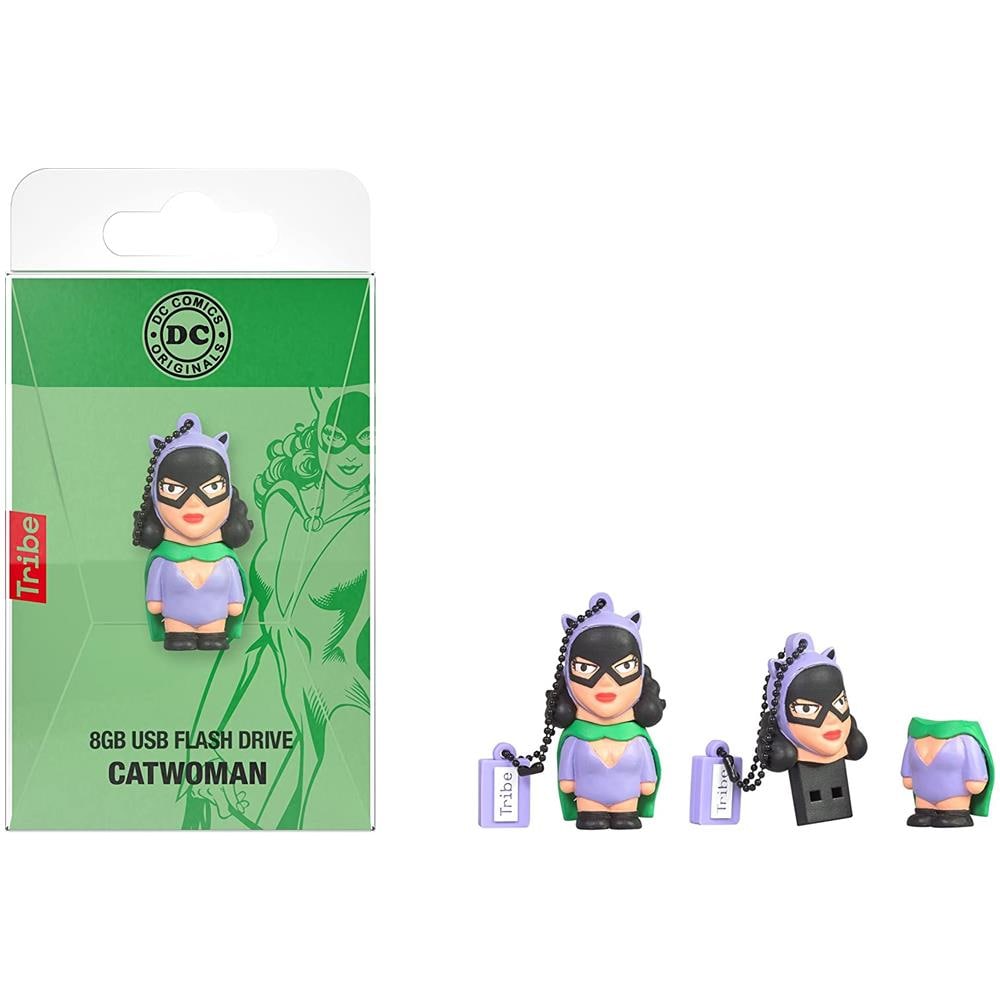 TRIBE Chiavetta USB 8 GB DC Comics Catwoman Interfaccia USB 2.0 Multicolore