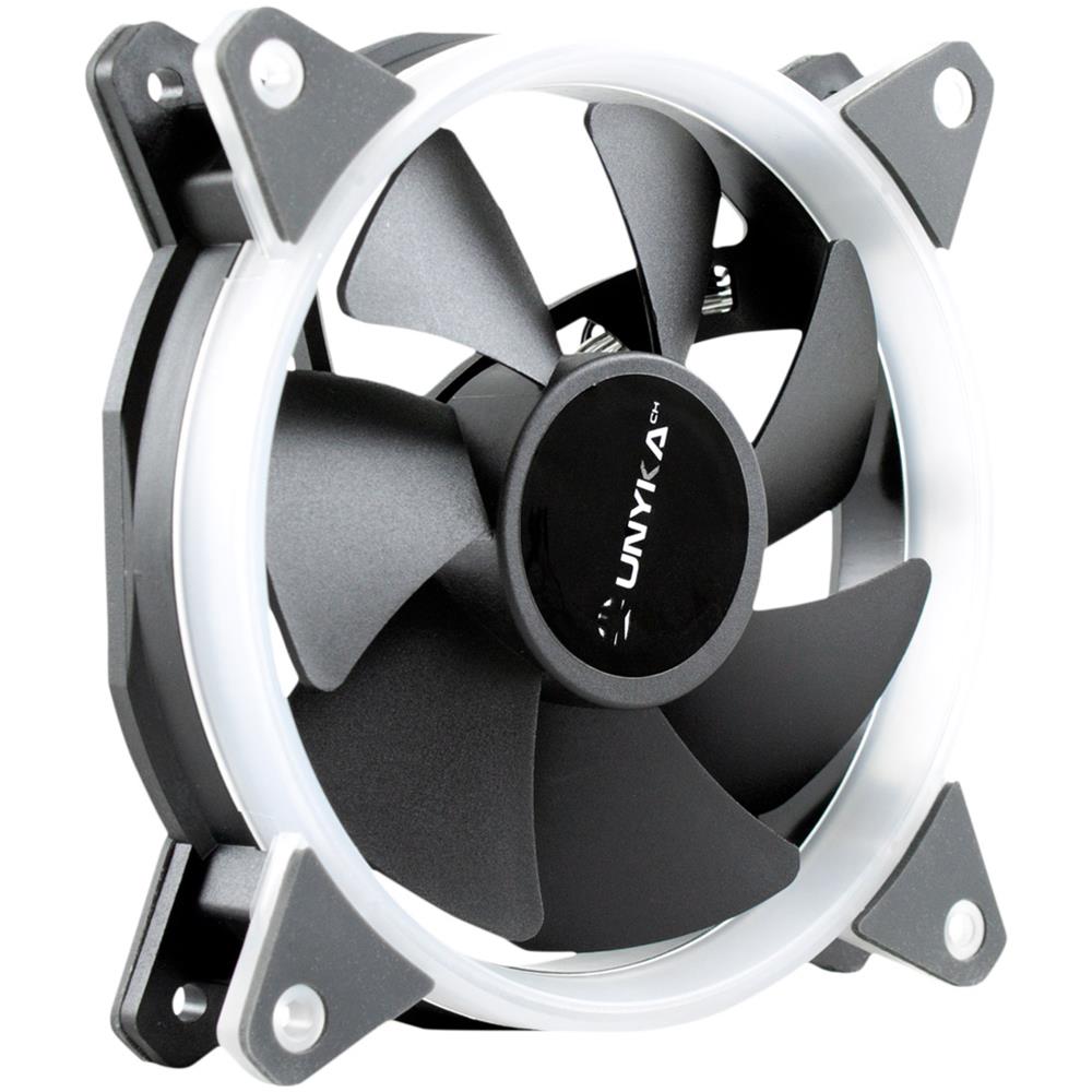 UNYKAch Ventola PC Candy 20 Diametro 12 cm Velocità 1400 Giri /min Colore Nero