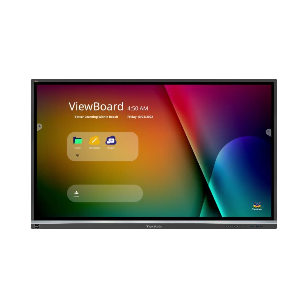 VIEWSONIC IFP5550-5 lavagna interattiva 139,7 cm (55") 3840 x 2160 Pixel Touch screen Nero HDMI