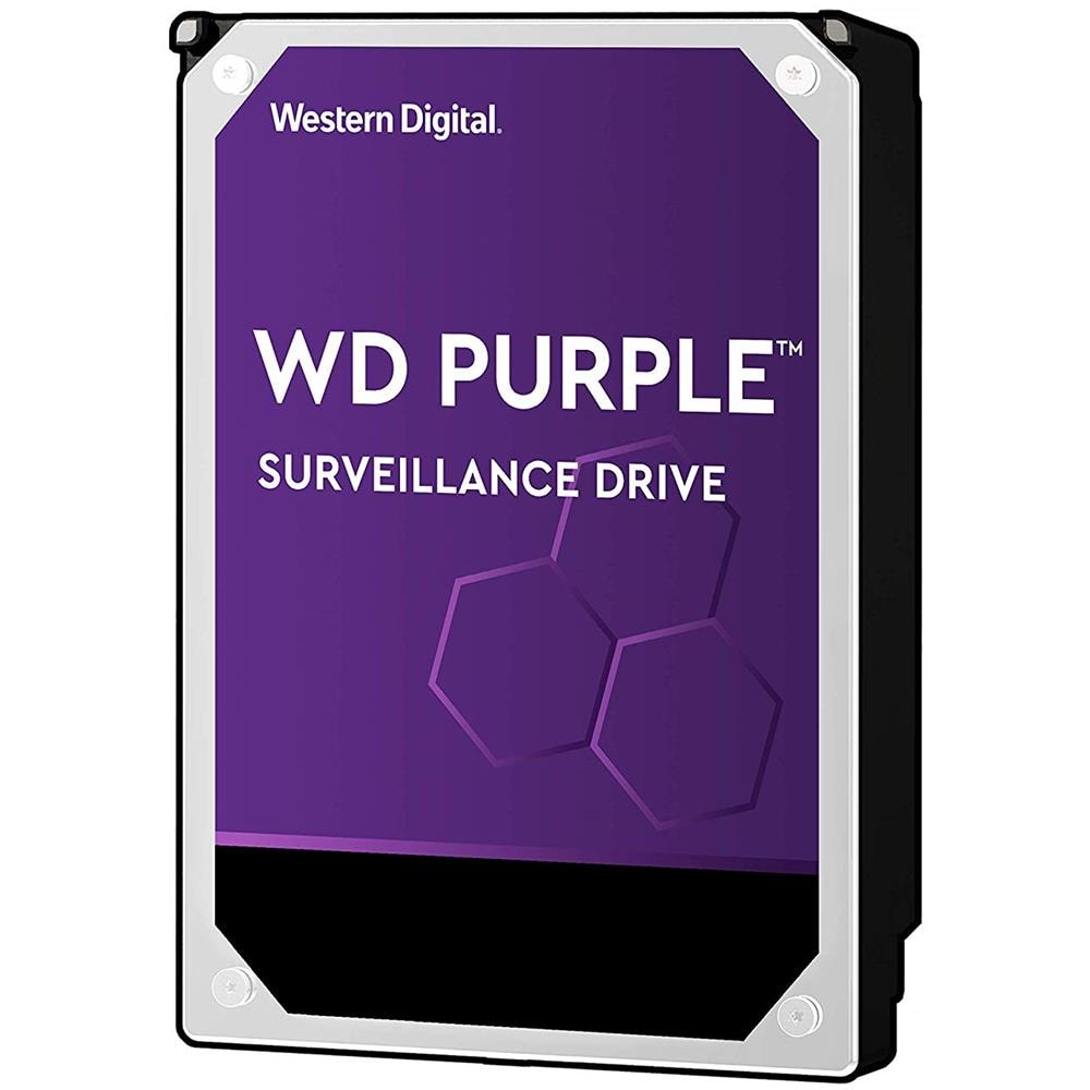WESTERN DIGITAL Hard Disk per Sistemi di Videosorveglianza WD Purple 1 TB 3.5" Interfaccia Sata III 6 Gb / s Buffer 64 Mb 5400 rpm