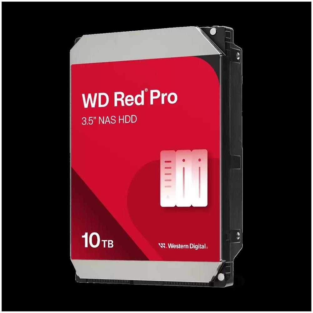 WESTERN DIGITAL Hard Disk Red Pro WD103KFBX 10 TB 3.5" SATA III 6 Gbit /s Buffer 512 MB 7200 Rpm