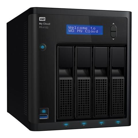 WESTERN DIGITAL NAS WD My Cloud PR4100 4 Slot Hard Disk (4 Hard Disk da 4 TB installati) 2 x Ethernet Gigabit / 3 x USB 3.0