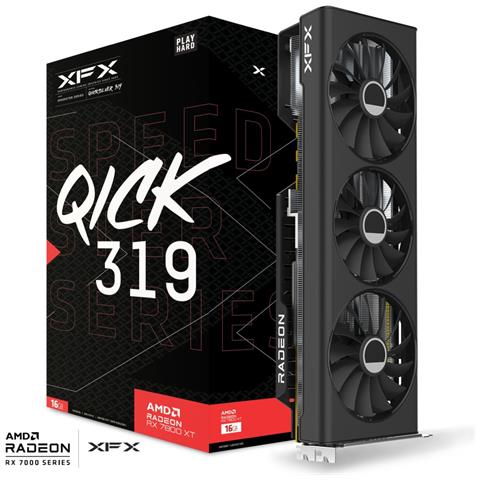 XFX Speedster QICK 319 Core Edition AMD Radeon RX 7800 XT 16 GB GDDR6
