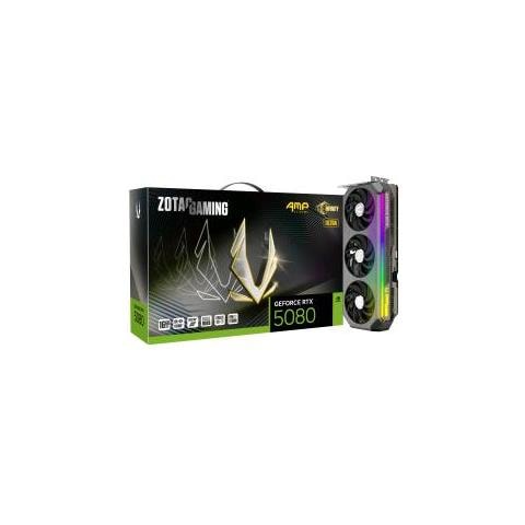 ZOTAC GeForce RTX 5080 16 GB GDDR7 PCI Express x16 5.0 x / 3 x DisplayPort / 1 x HDMI AMP Extreme INFINITY ULTRA